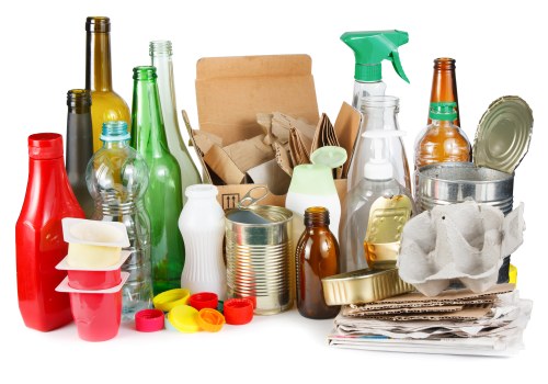 Workers managing industrial waste in Alperton